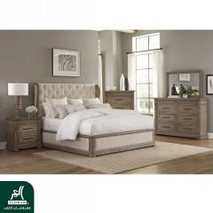 Double Bedroom(Bed+2NS+Dres+Mir+Chest+Chesser) M.711 (TownCo