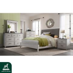 Double bed(King Bed+2 NS+Dres+Mirr+Chest+M Chest) M.6802906(6802918)(DELMAR)