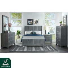 Double bed (King Bed +2NS+Dres+Mirr+Chest+Stool) M.6804918 (