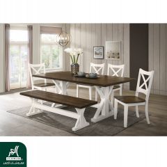 Dining Set(Ding Tbl+4 Ch+Bench) M.5115